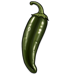 Vintage Jalapeno Illustration PNG 87 PNG image with transparent background