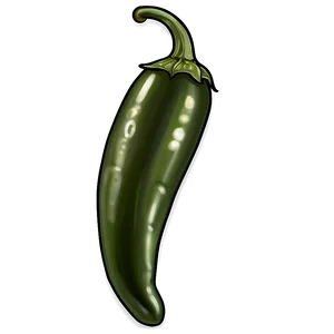 Vintage Jalapeno Illustration Png 87 PNG Image