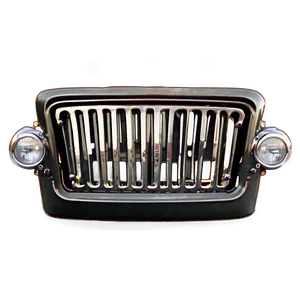 Vintage Jeep Grill Png Aqa PNG Image