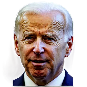 Vintage Joe Biden Face Png Gor63 PNG Image