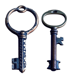Vintage Keys PNG oqr PNG image with transparent background
