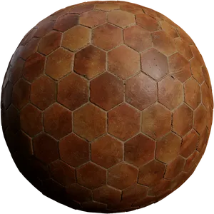 Vintage Leather Soccer Ball PNG Image