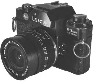 Vintage Leica Camerawith Lens PNG Image