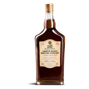 Vintage Liquor Bottle Png Neq63 PNG Image