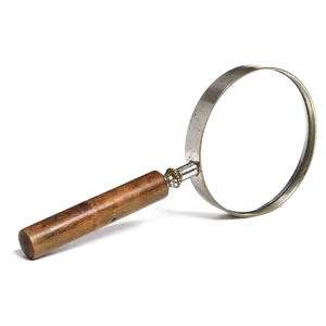 Vintage Magnifying Glass PNG Image