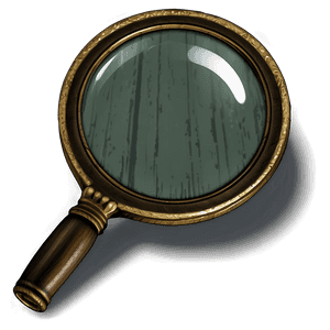 Vintage Magnifying Glass PNG grn76 PNG with transparent background