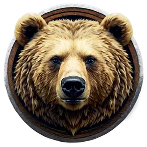 Vintage Mama Bear Emblem Png Wvk57 PNG Image