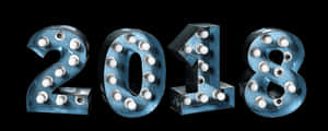 Vintage Marquee Lights2018 PNG with transparent background