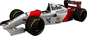 Vintage_ Mc Laren_ Formula1_ Racing_ Car PNG Image