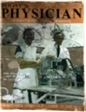 Vintage Medical Magazine Cover PNG Image