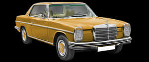 Vintage Mercedes Benz Coupe PNG image with transparent background