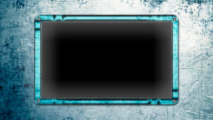 Vintage Metal Frameon Textured Wall PNG image with transparent background