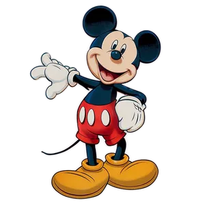 Vintage Mickey Mouse Drawing Png 06292024 PNG Image