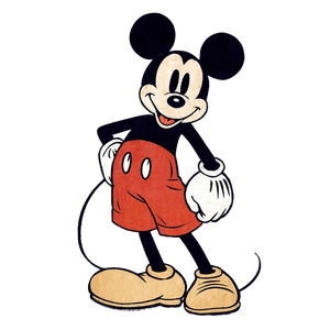 Vintage Mickey Mouse Drawing PNG luy44 PNG image with transparent background