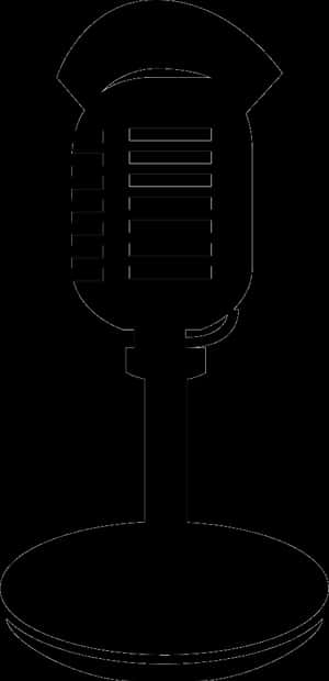 Condenser Microphone With Stand And Lips - Condenser Mic Icon, HD Png Download PNG