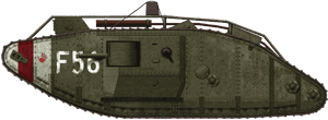 Transparent Tank Shell Png - Mark V Tank Png, Png Download PNG image with transparent background