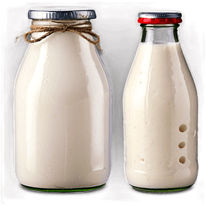 Vintage Milk Bottle PNG 4 PNG