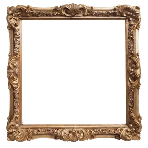 Vintage Mirror Frame Png Rvc PNG Image