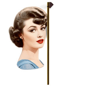 Vintage Model Portrait PNG 96 PNG