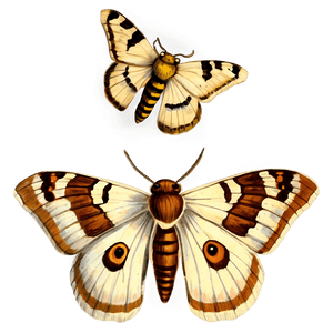Vintage Moth Illustration PNG mkt45 PNG
