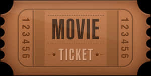 Ticket Cinema Film - Movie Ticket Stub, HD Png Download PNG