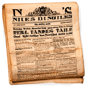 Vintage Newspaper PNG 68 PNG