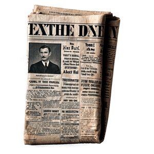 Vintage Newspaper PNG svq PNG