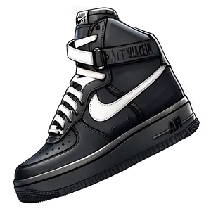 Vintage Nike Air Force 1 Collection Png 06262024 PNG Image