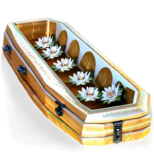 Vintage Open Coffin Png Ltc PNG Image