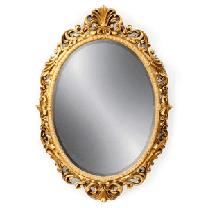 Vintage Oval Mirror Frame PNG yqc PNG image with transparent background