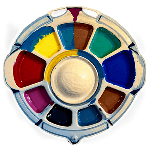 Vintage Paint Palette PNG xvh33 PNG