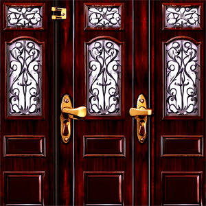 Vintage Panel Door PNG 05042024 PNG