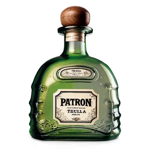 Vintage Patron Tequila Bottle Png Rub43 PNG Image