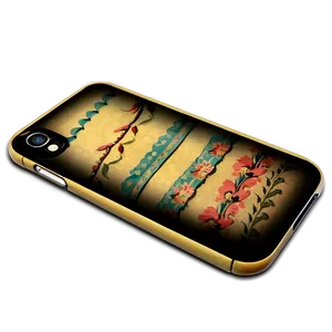 Vintage Pattern Iphone Case Png Gcq1 PNG Image