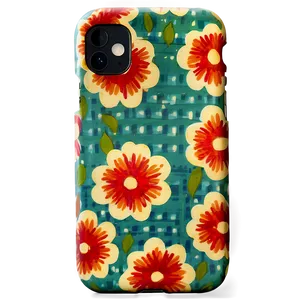 Vintage Pattern Iphone Case Png Vjm46 PNG Image