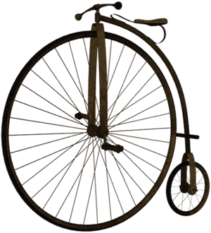 Transparent Vintage Bicycle Png - Vintage Old Bike Png, Png Download PNG with transparent background