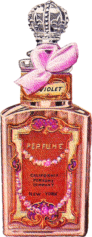 Vintage Beauty Perfume Png, Transparent Png PNG