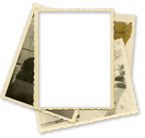 Vintage Photo Frame Texture PNG with transparent background