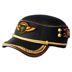 Vintage Pilot Hat PNG art PNG with transparent background