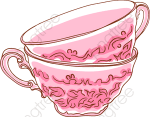 Pink Cute Cartoon Princess - Cartoon Tea Cup Png, Transparent Png PNG image with transparent background