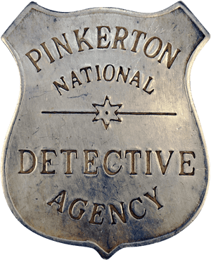 Pinkerton Detective Agency Badge - Commemorative Plaque, HD Png Download PNG image with transparent background