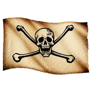 Vintage Pirate Flag Png Ngy89 PNG Image