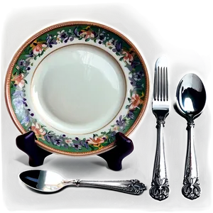 Vintage Plates Collection Png 65 PNG Image