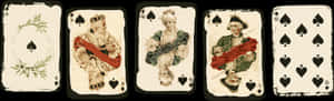 Vintage Playing Cards Set PNG with transparent background