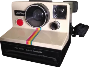 Vintage Polaroid One Step Land Camera PNG Image