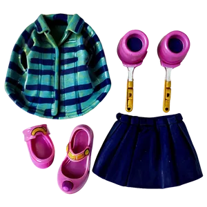 Vintage Polly Pocket Set Png Sme84 PNG Image