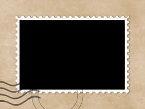 Vintage Postage Stamp Frame PNG image with transparent background