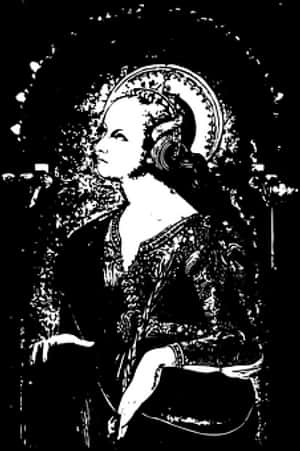 Vintage Profile Silhouette PNG image with transparent background