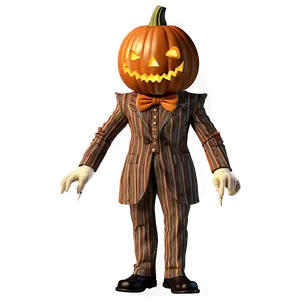 Vintage Pumpkin Head Png Bsq PNG Image