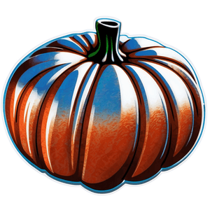 Vintage Pumpkin Outline Picture PNG cbn PNG